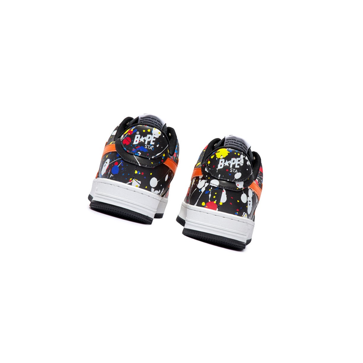 Baskets A BATHING APE Bape Sta #3 M2 Low Noir Homme France | JGA-28168348