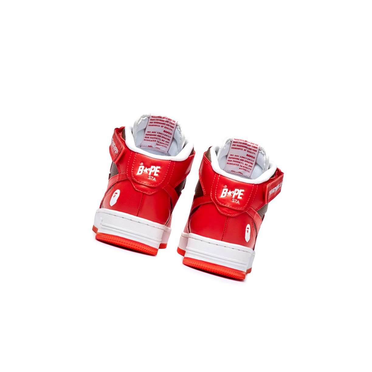 Baskets A BATHING APE Bape Sta Mi #2 M2 High Rouge Homme France | UNE-43977508