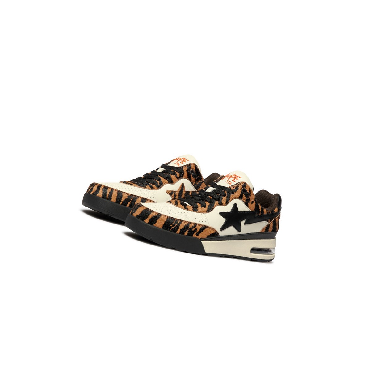 Baskets A BATHING APE Bape Cny Route Sta M1 Mid Marron Homme France | FEY-32541773