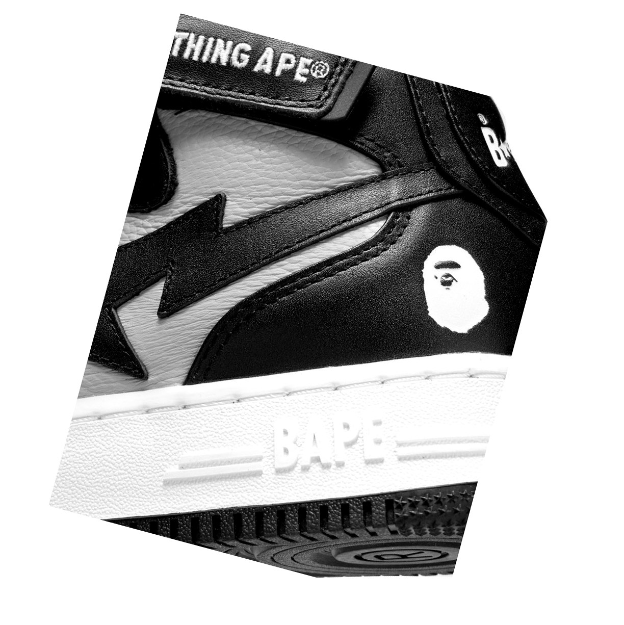 Baskets A BATHING APE Bape Sta Mi #2 M2 High Noir Homme France | STK-94476447