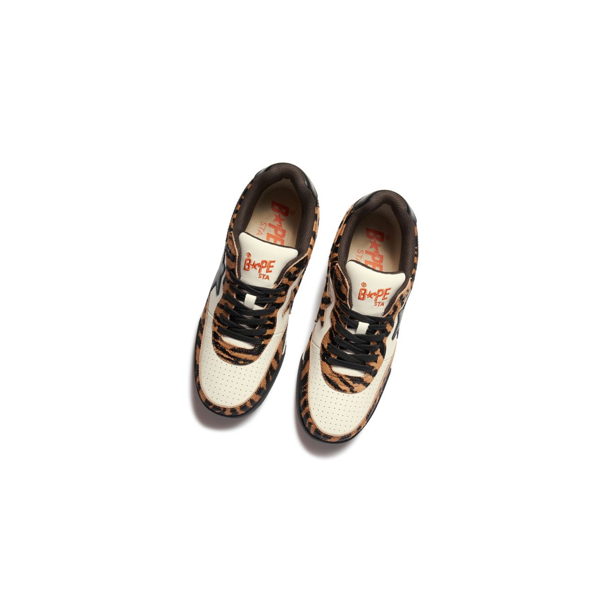 Baskets A BATHING APE Bape Cny Route Sta M1 Mid Marron Homme France | FEY-32541773