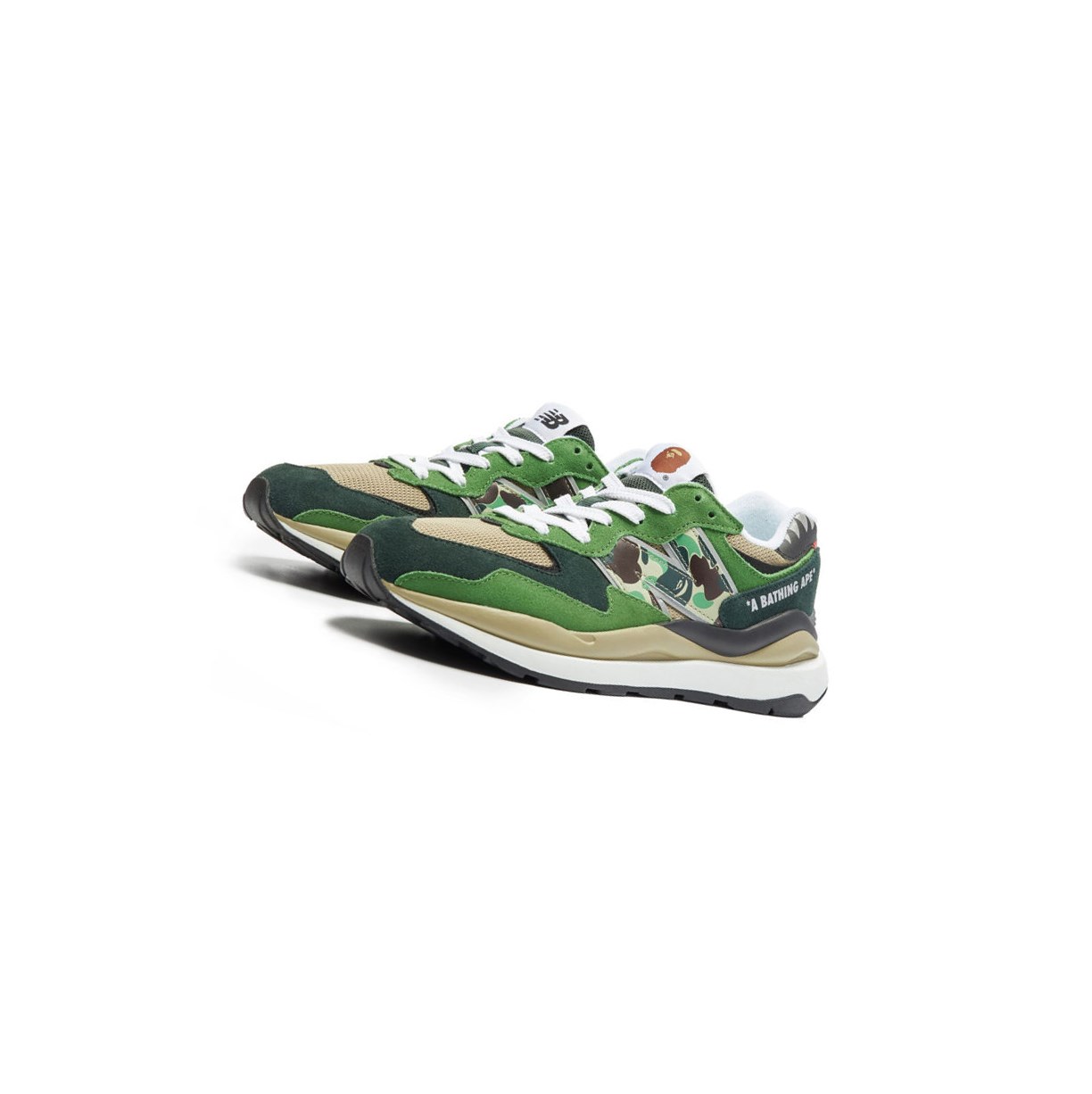 Baskets A BATHING APE Bape X New Balance 5740 Low Vert Femme France | DHN-15629889