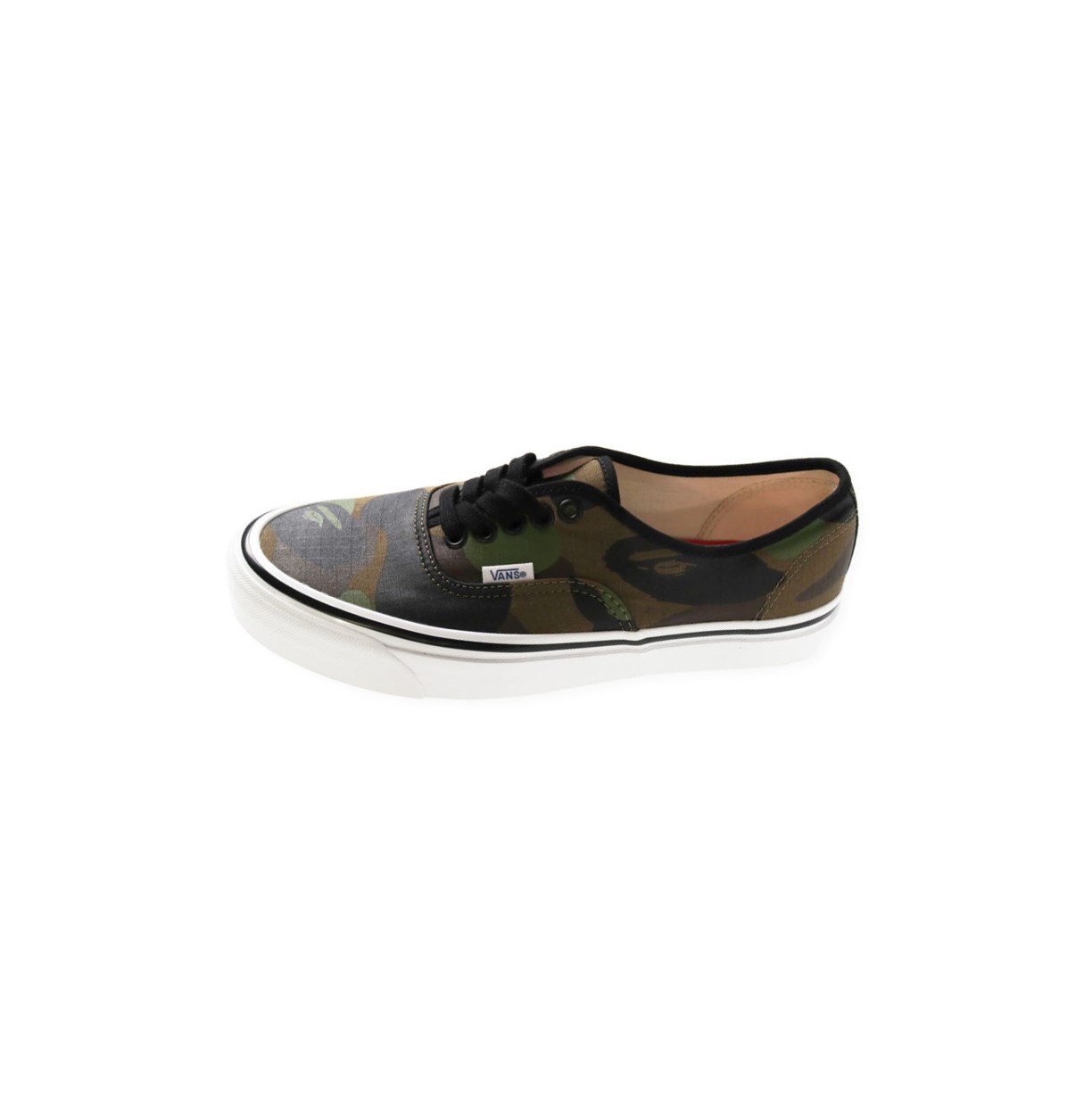 Baskets A BATHING APE Bape X Vans 1st Camo Authentic Low Vert Homme France | KAA-13646272