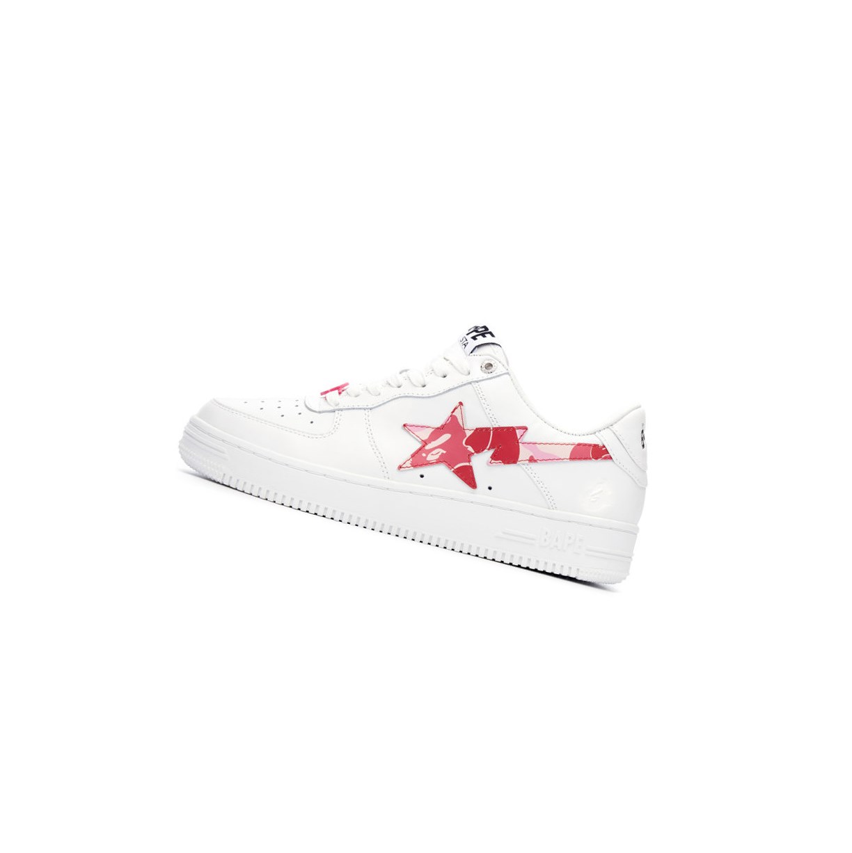 Baskets A BATHING APE Bape Sta? White / Abc Camo Low Rose Femme France | RAQ-58697882