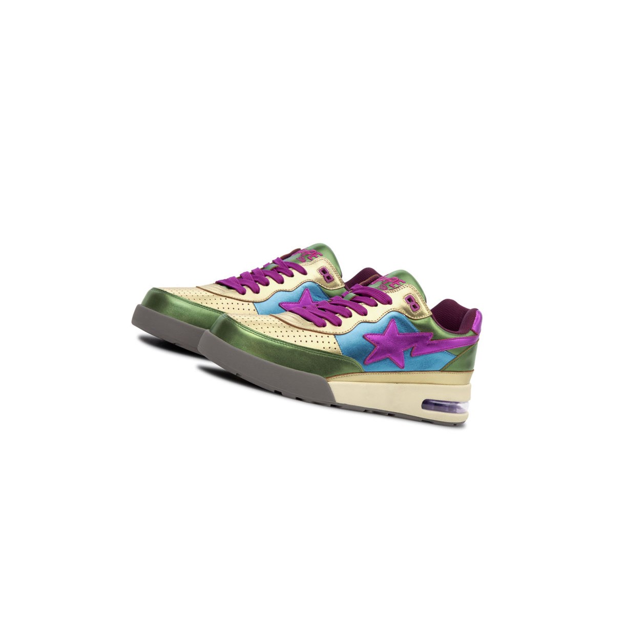 Baskets A BATHING APE Bape Route Sta Mid Doré Femme France | IGL-14171442