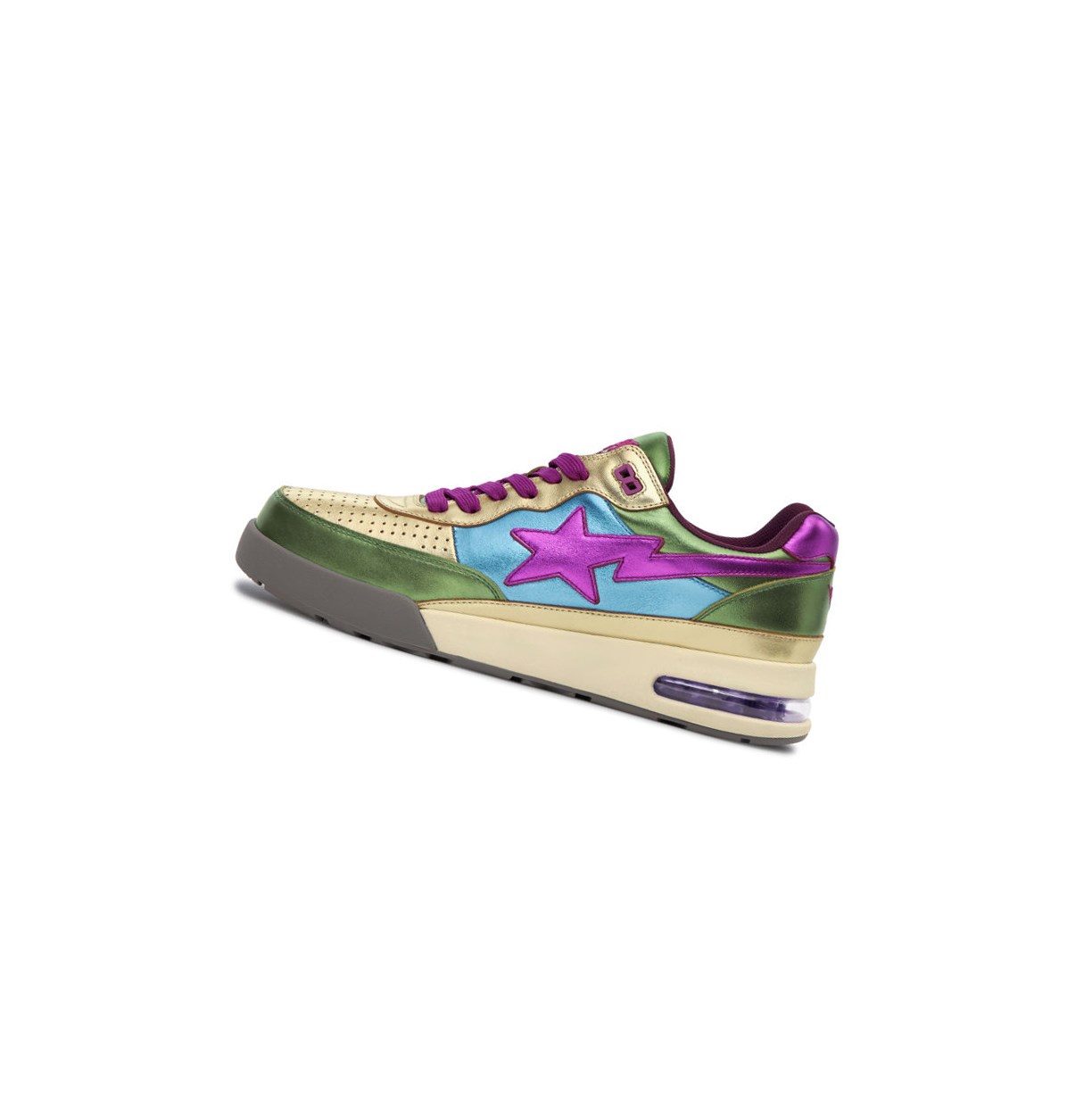 Baskets A BATHING APE Bape Route Sta Mid Doré Femme France | IGL-14171442