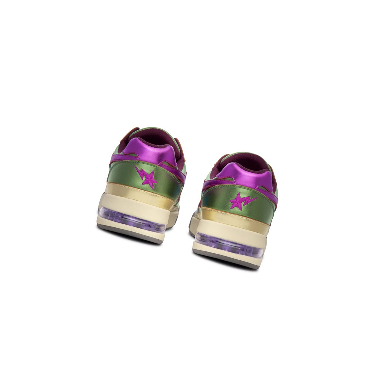 Baskets A BATHING APE Bape Route Sta Mid Doré Femme France | IGL-14171442