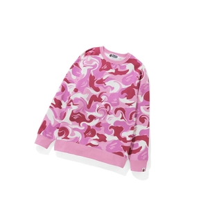 Sweats A BATHING APE Bape Marble Camo Oversized Crewneck Rose Femme France | YJC-16835685