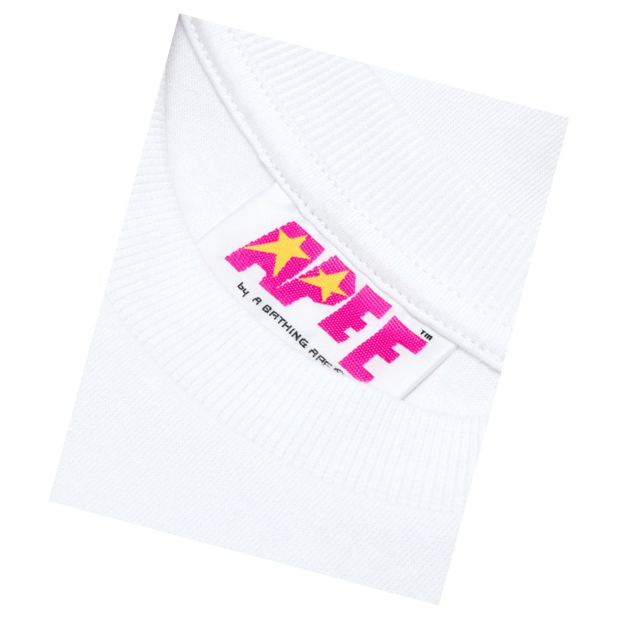 Sweats A BATHING APE Bape Cropped Logo Blanche Femme France | HKV-72304531