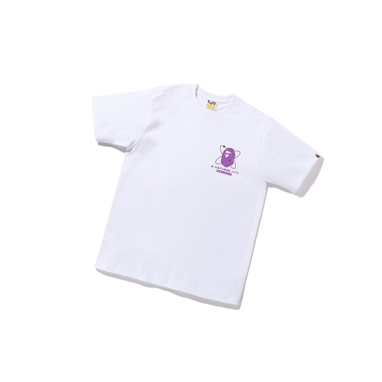 T Chemises A BATHING APE Bape Galaxy Ufo Tee Corta Sleeve Blanche Homme France | EAN-05415374