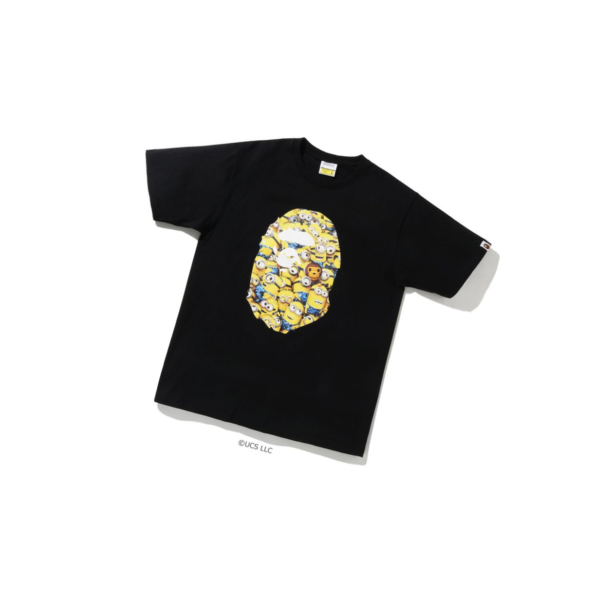 T Chemises A BATHING APE Bape X Minions Tee09 Corta Sleeve Noir Homme France | ILA-33676541