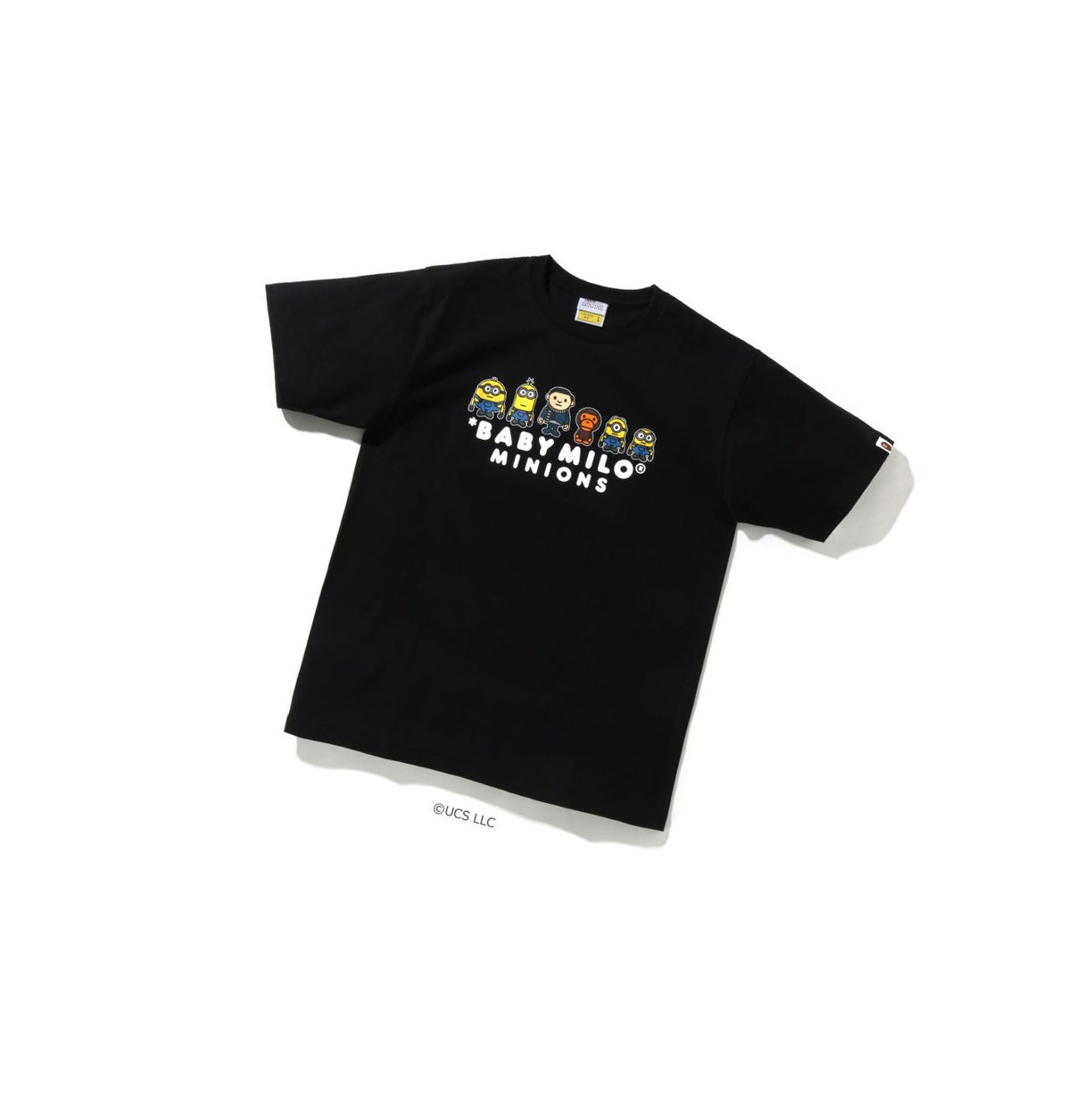 T Chemises A BATHING APE Bape X Minions Tee05 Corta Sleeve Noir Homme France | YMP-06423455