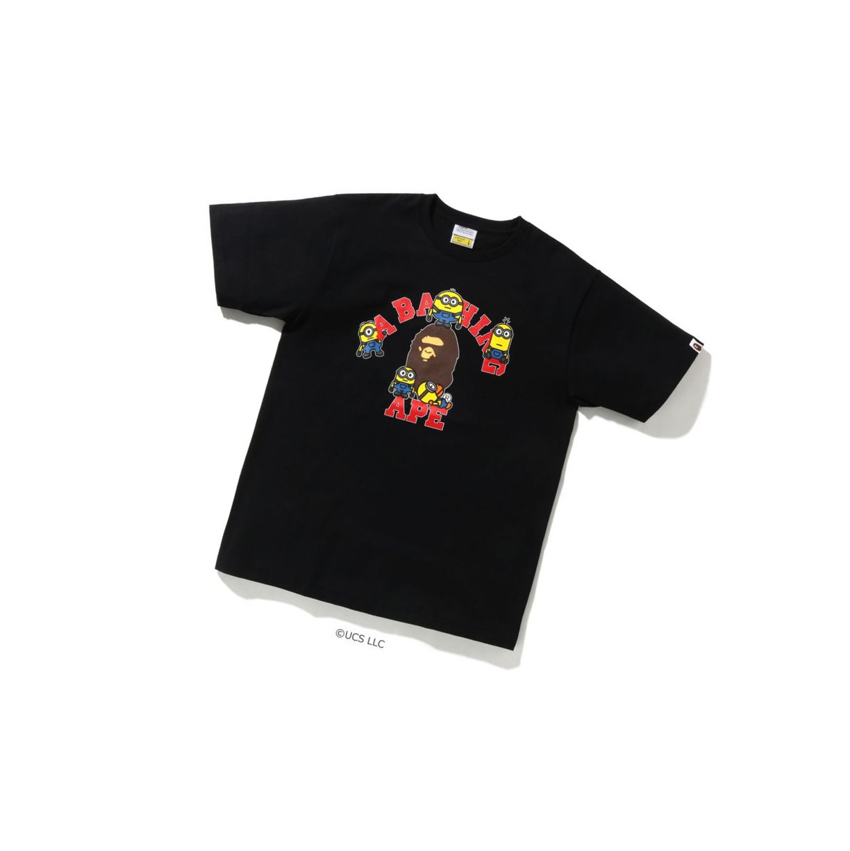 T Chemises A BATHING APE Bape X Minions Tee01 Corta Sleeve Noir Homme France | GPE-61151909