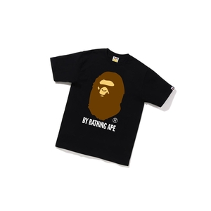 T Chemises A BATHING APE Bape By Bathing Ape Tee Corta Sleeve Noir Homme France | DBQ-88401175