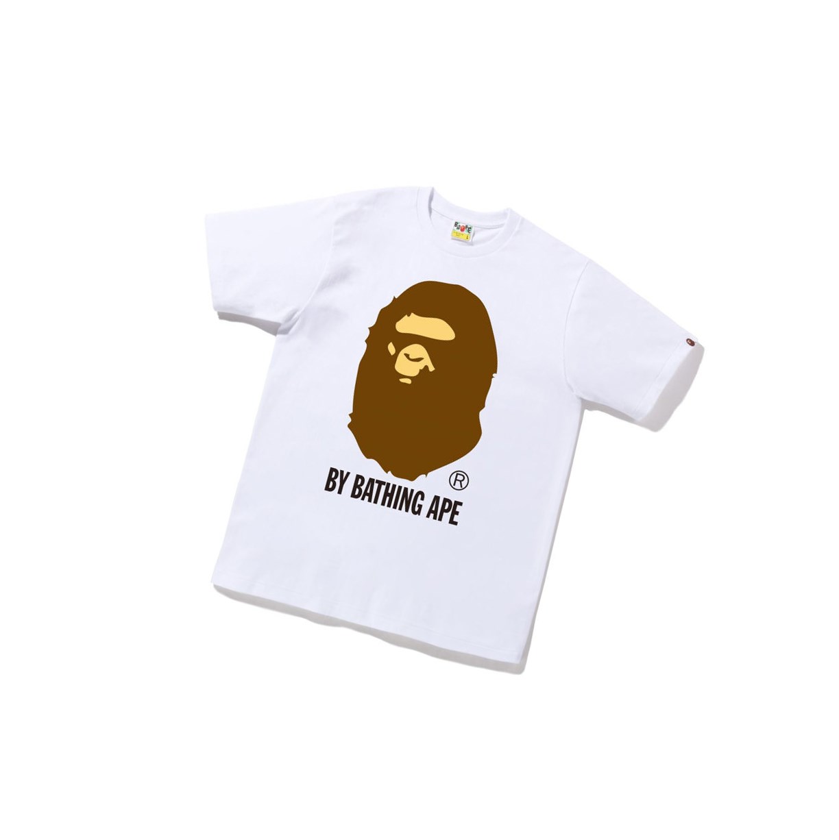 T Chemises A BATHING APE Bape By Bathing Ape Tee Corta Sleeve Blanche Homme France | NLU-72401435