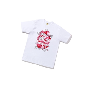 T Chemises A BATHING APE Bape Abc Camo Japanese Lettres Tee Corta Sleeve Blanche Homme France | YQT-15694801