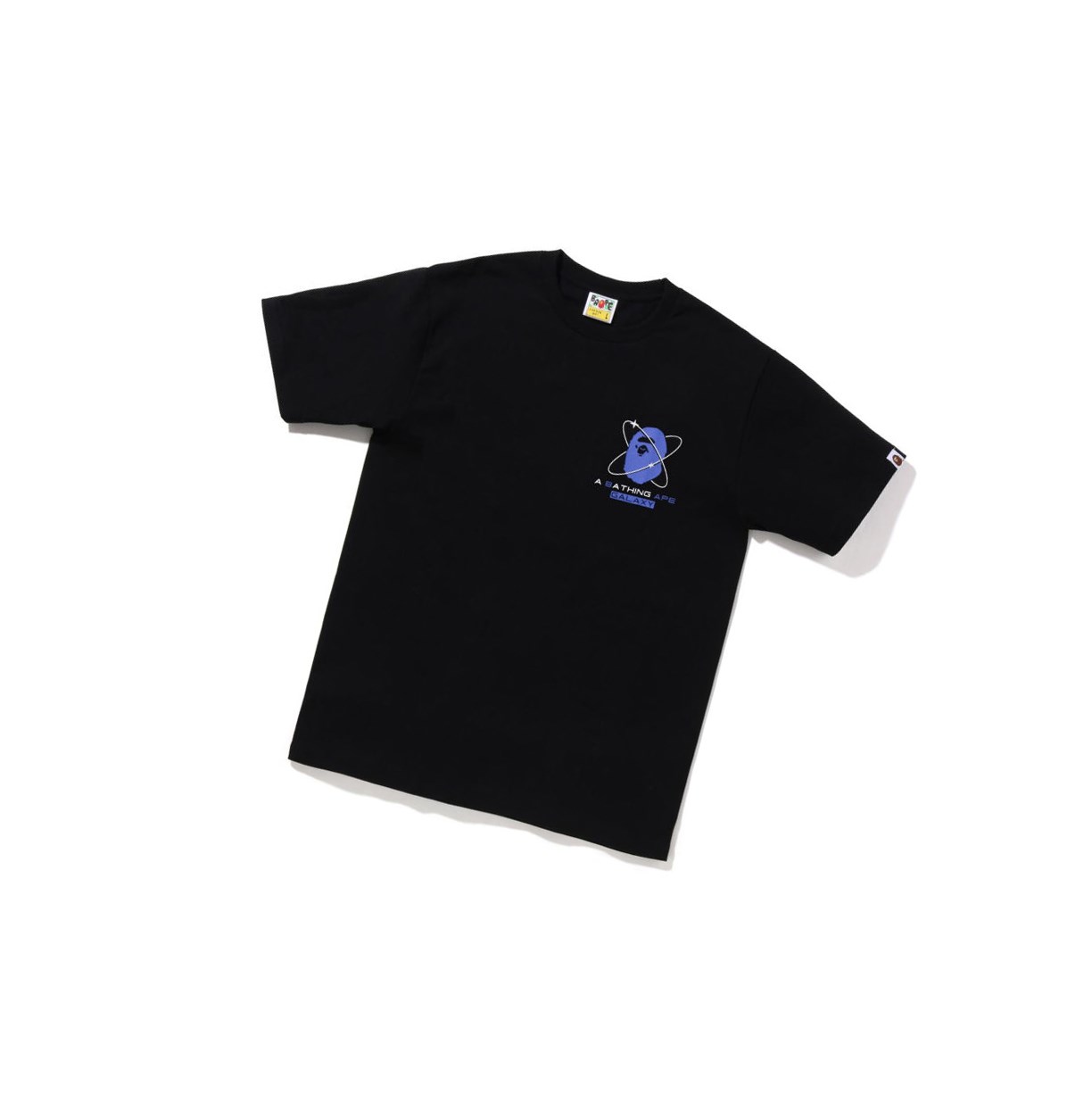 T Chemises A BATHING APE Bape Galaxy Tee Corta Sleeve Noir Homme France | WCR-93989538