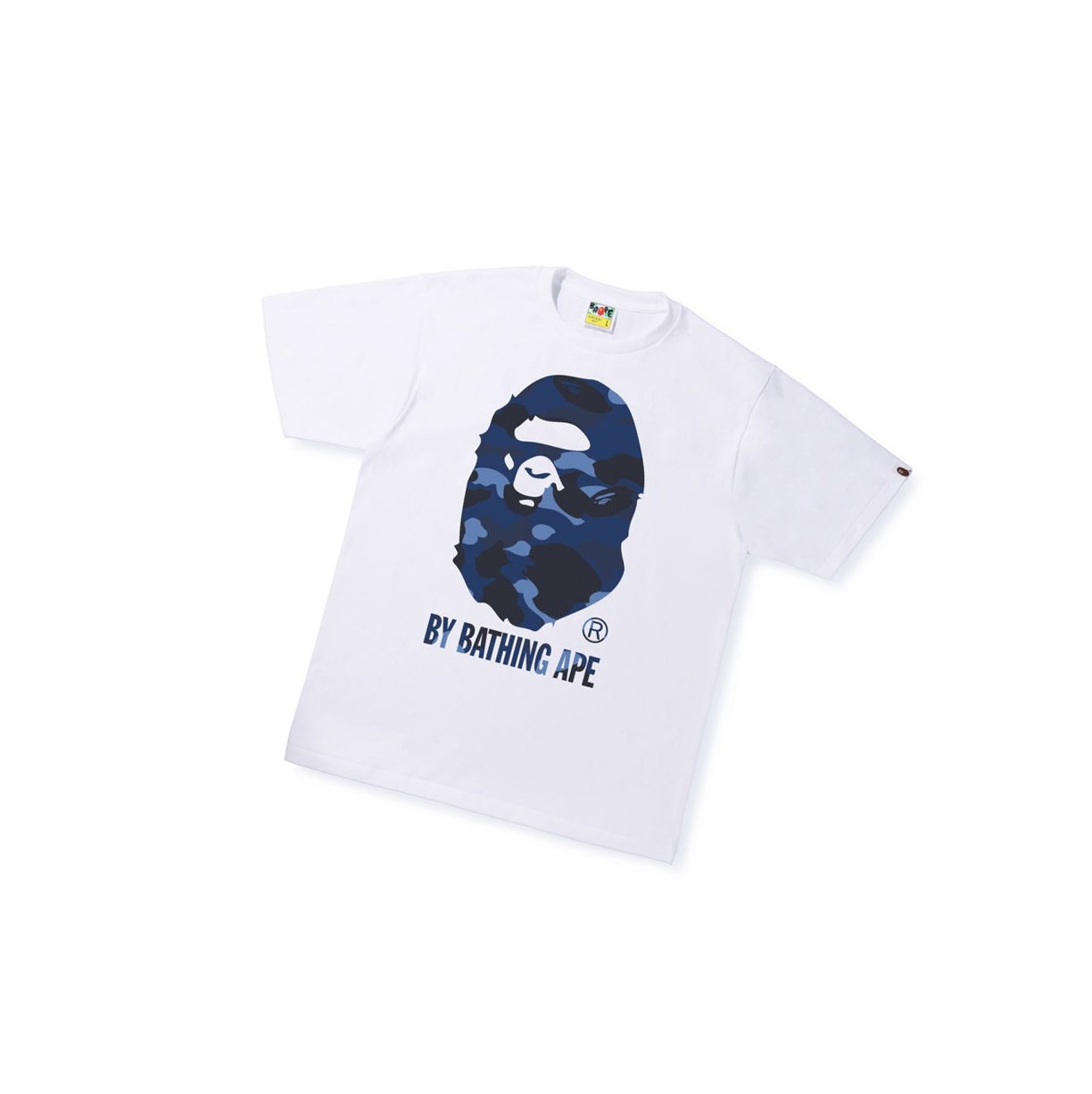 T Chemises A BATHING APE Bape Color Camo A By Bathing Ape Tee Corta Sleeve Blanche Homme France | MBU-33026491