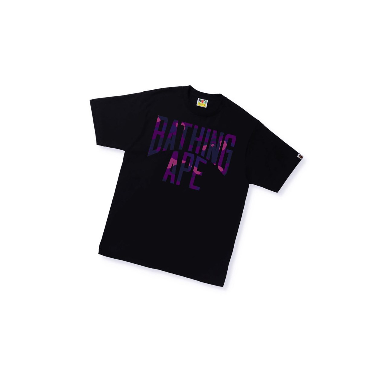 T Chemises A BATHING APE Bape Color Camo A Nyc Logo Tee Corta Sleeve Noir Homme France | AHG-79636252