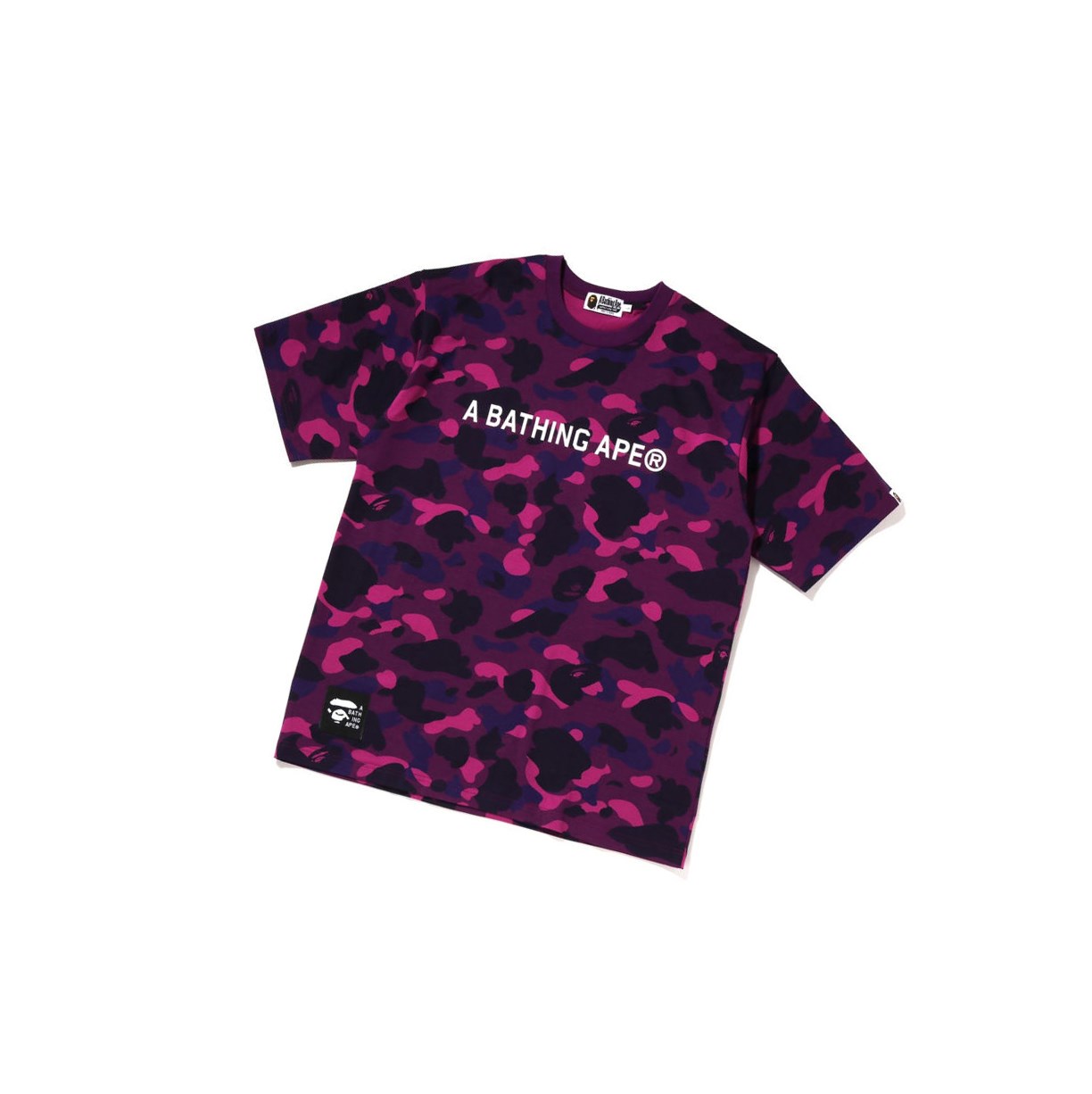 T Chemises A BATHING APE Bape Color Camo A Bathing Ape Relaxed Fit Tee Corta Sleeve Violette Homme France | XXT-77165130