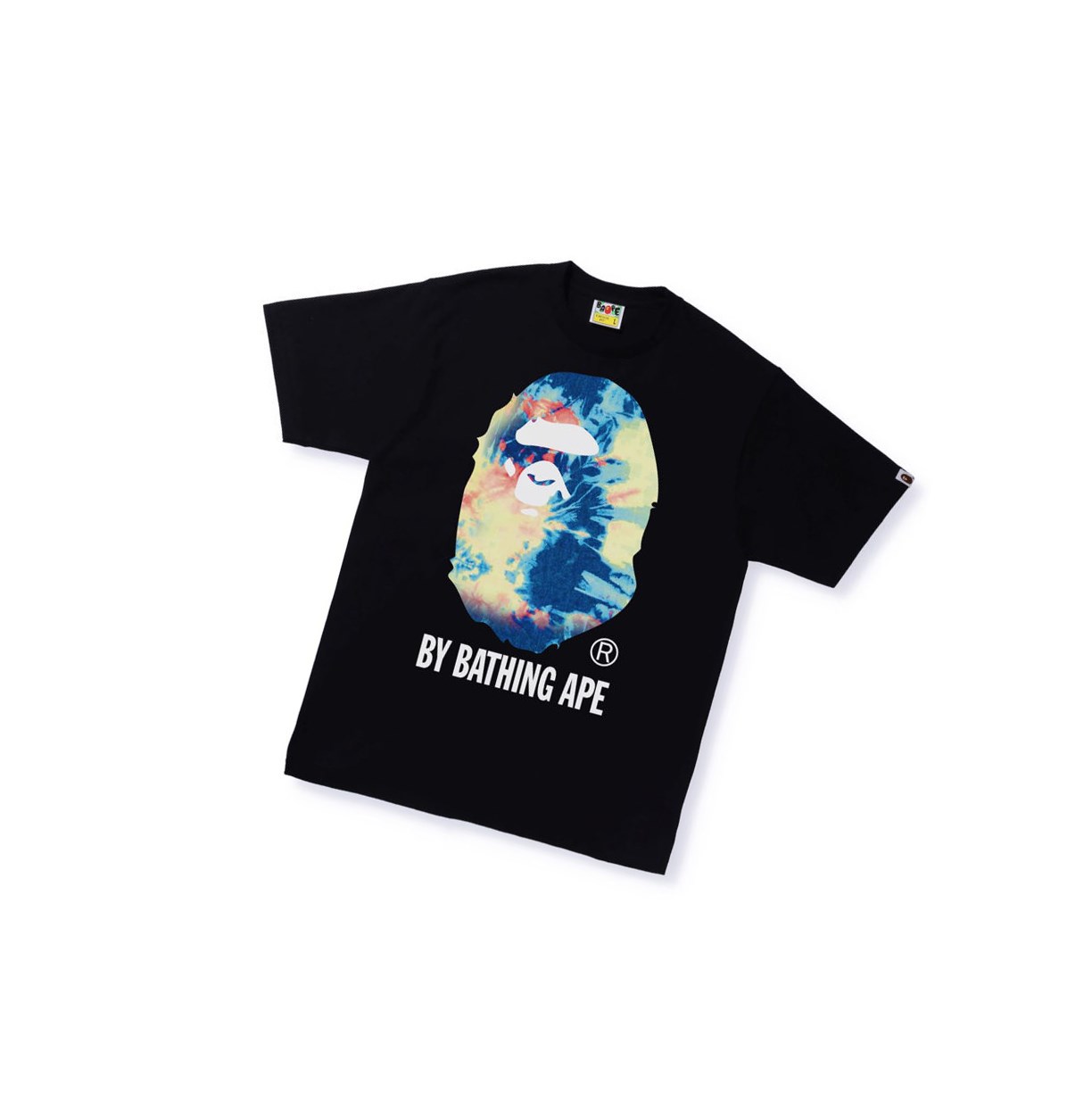 T Chemises A BATHING APE Bape Tie Dye By Bathing Ape Tee Corta Sleeve Noir Homme France | QYQ-66489186