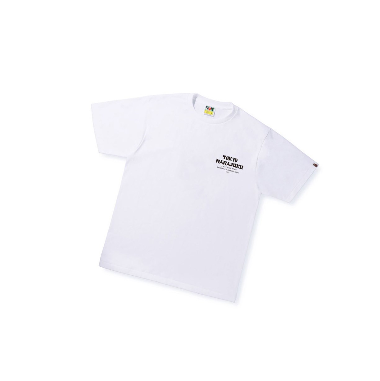 T Chemises A BATHING APE Bape Japan Culture Kanji Ape Head Tee Corta Sleeve Blanche Homme France | GZF-48727817