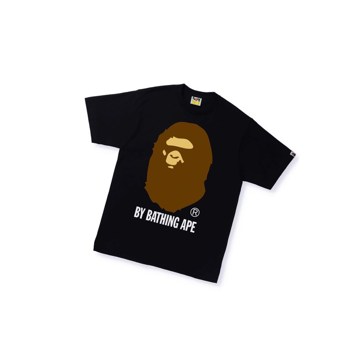 T Chemises A BATHING APE Bape By Bathing Ape Tee Corta Sleeve Noir Homme France | DPM-38794028