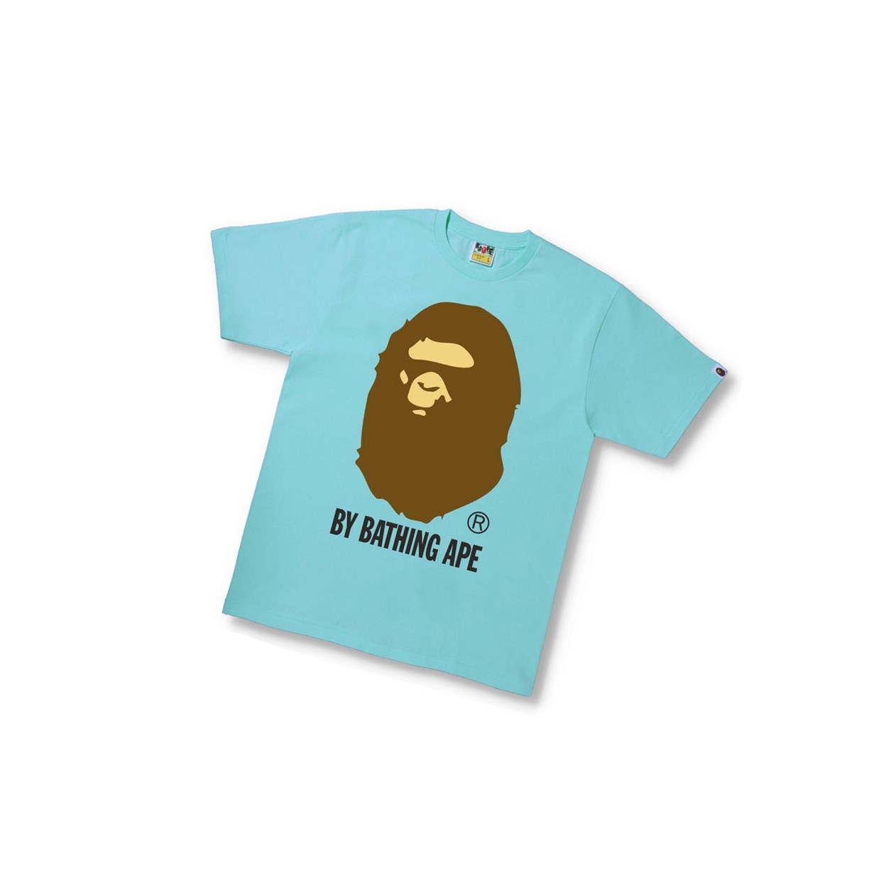 T Chemises A BATHING APE Bape By Bathing Ape Tee Corta Sleeve Bleu Homme France | HAI-69397071