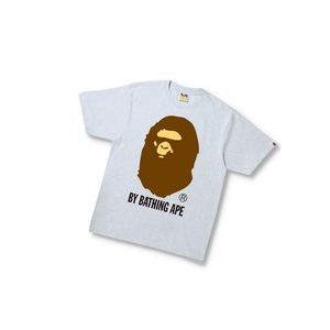 T Chemises A BATHING APE Bape By Bathing Ape Tee Corta Sleeve Grise Homme France | WEM-32140226