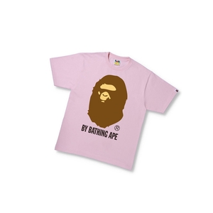 T Chemises A BATHING APE Bape By Bathing Ape Tee Corta Sleeve Rose Homme France | YPA-06795058