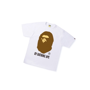 T Chemises A BATHING APE Bape By Bathing Ape Tee Corta Sleeve Blanche Homme France | HQC-16159143