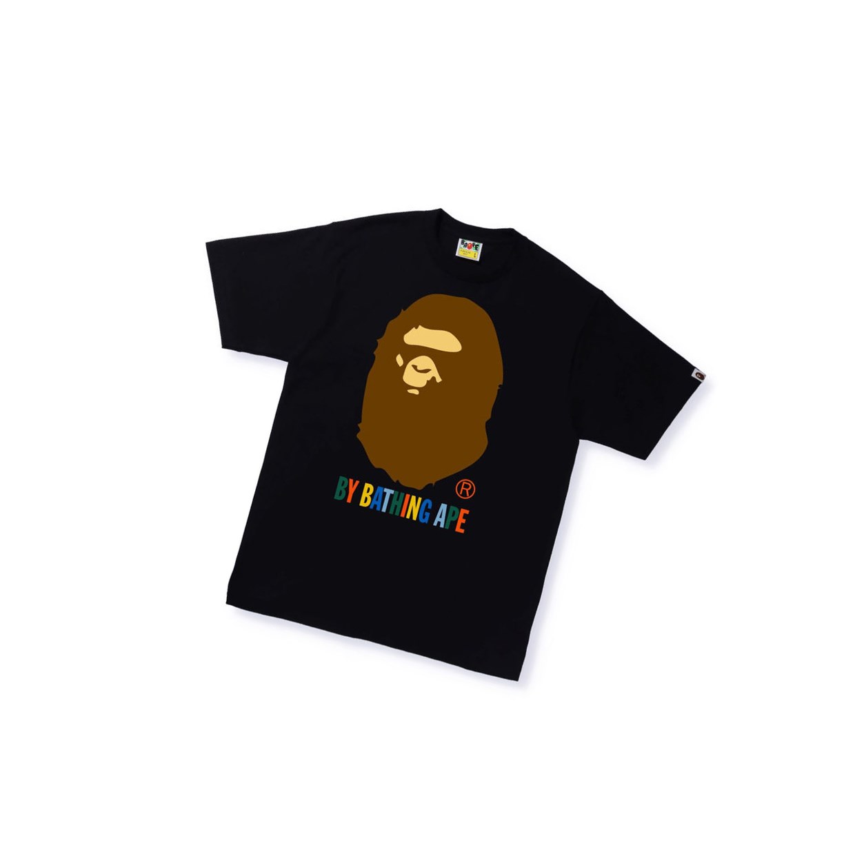 T Chemises A BATHING APE Bape Colors By Bathing Ape Tee Corta Sleeve Noir Homme France | MOH-68765772