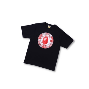 T Chemises A BATHING APE Bape Check Gift Busy Works Tee Corta Sleeve Noir Homme France | YCL-37334751