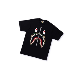 T Chemises A BATHING APE Bape 1st Camo Shark Tee Corta Sleeve Noir Homme France | WHA-98994789