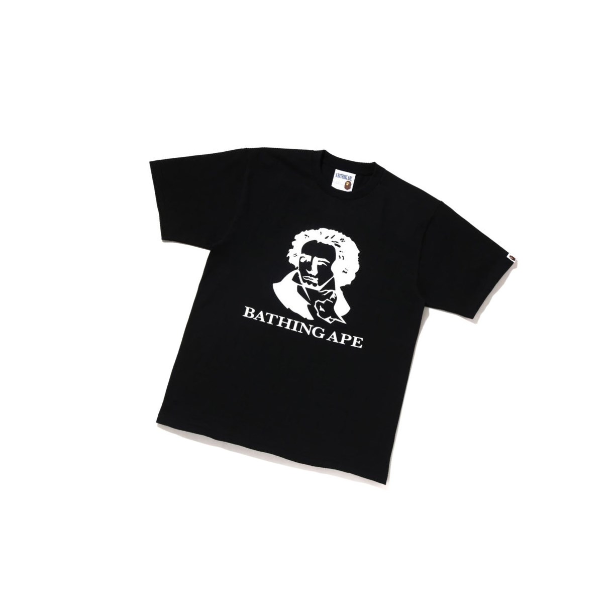 T Chemises A BATHING APE Bape Bathing Ape Tee Corta Sleeve Noir Homme France | ZET-03245753