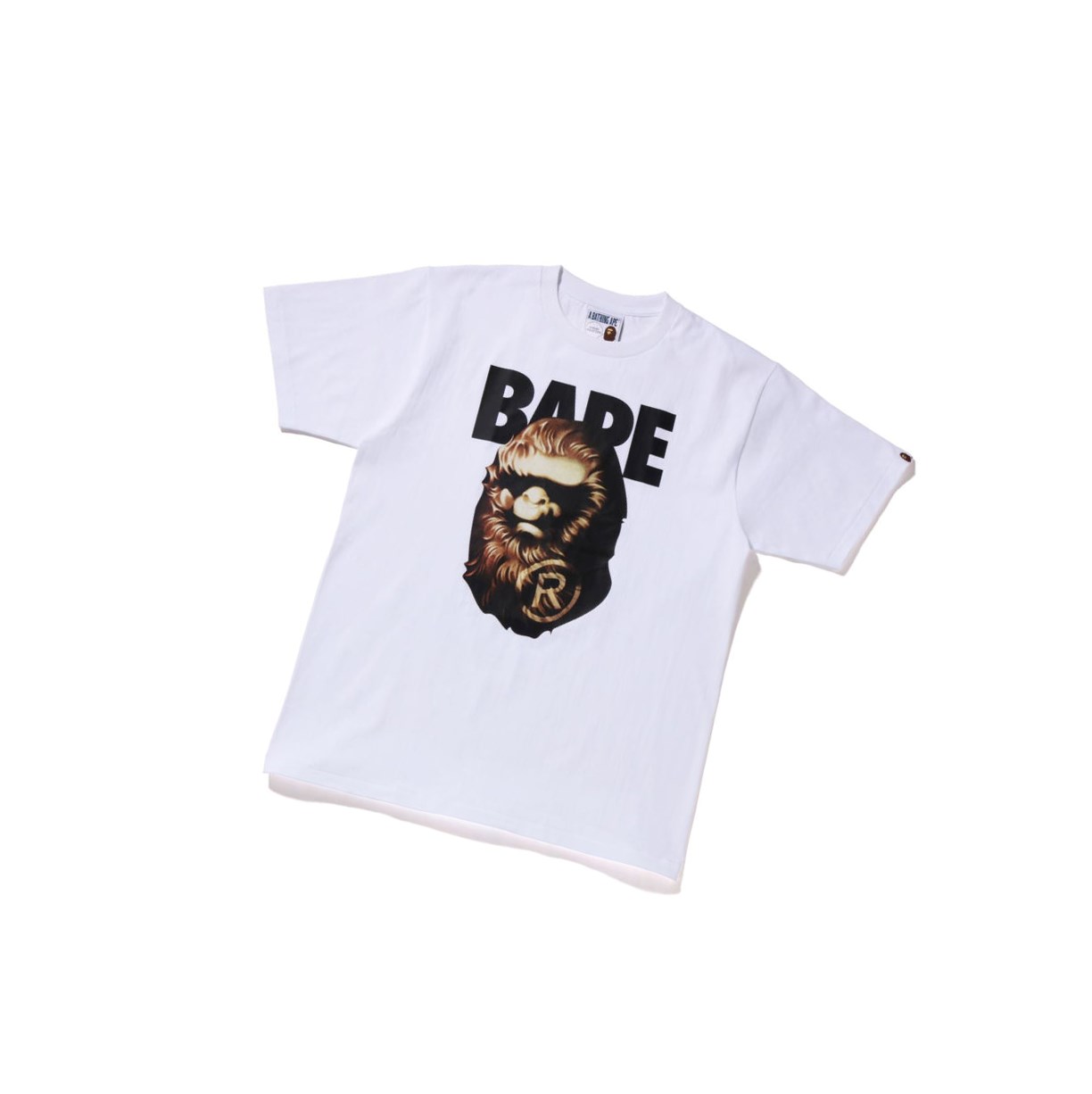 T Chemises A BATHING APE Bape Ape Head Tee Corta Sleeve Blanche Homme France | ZXG-89679291