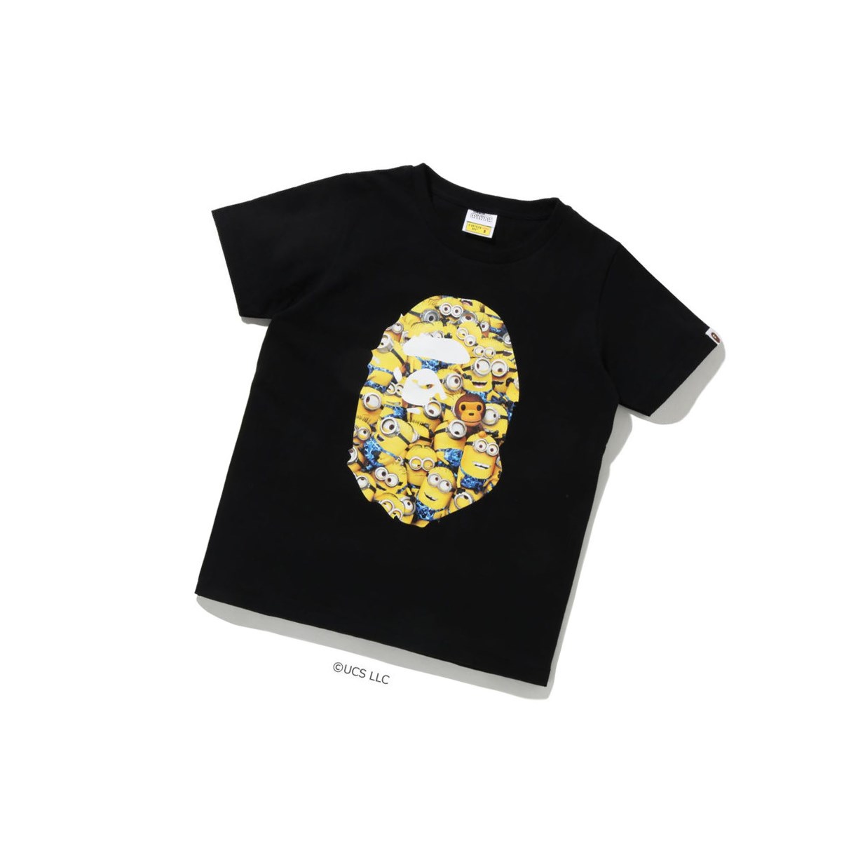 T Chemises A BATHING APE Bape X Minions Tee09 Corta Sleeve Noir Femme France | MSL-92089160