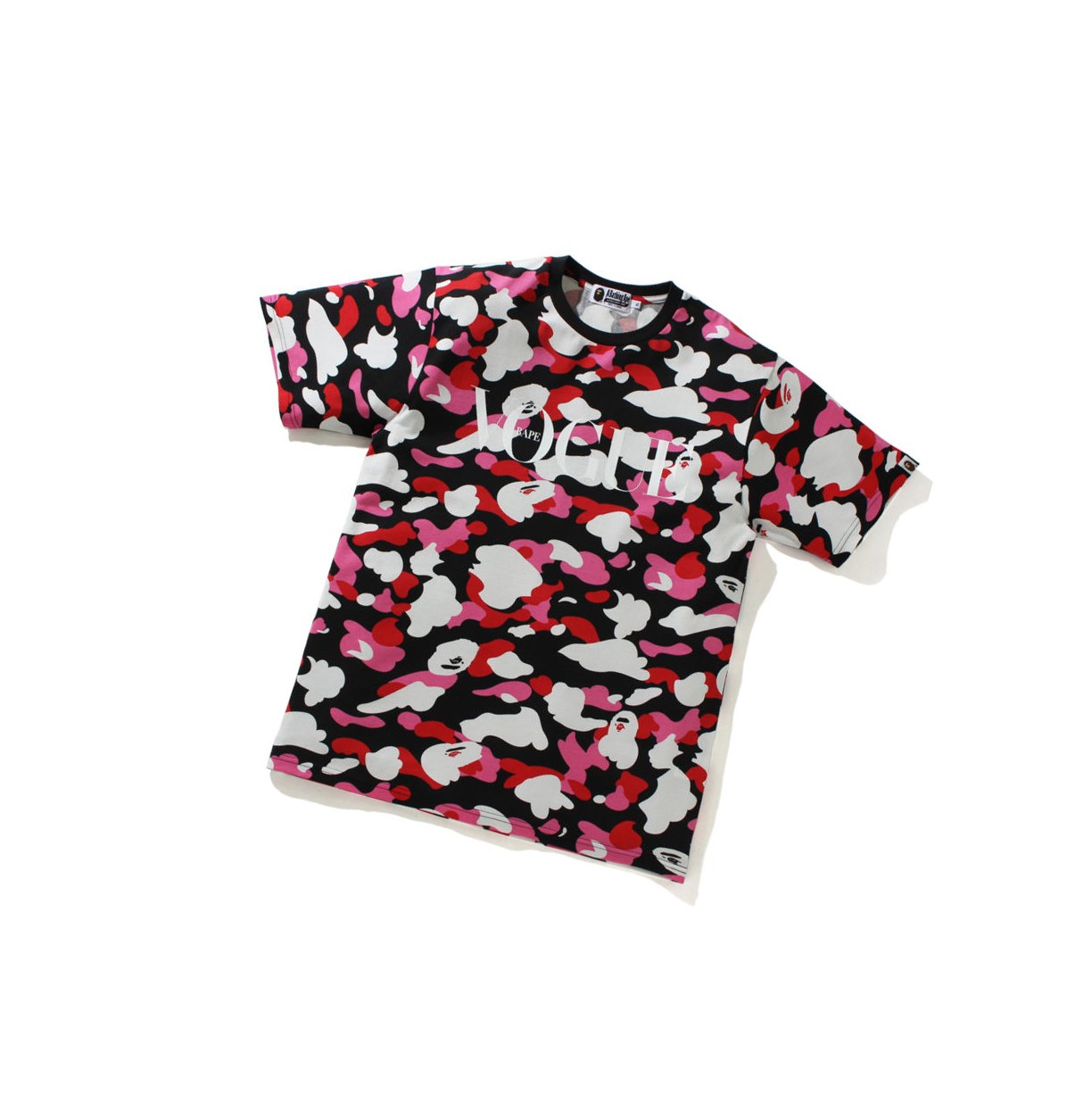 T Chemises A BATHING APE Bape X Vogue Tee 1 Corta Sleeve Noir Femme France | KBQ-86170325