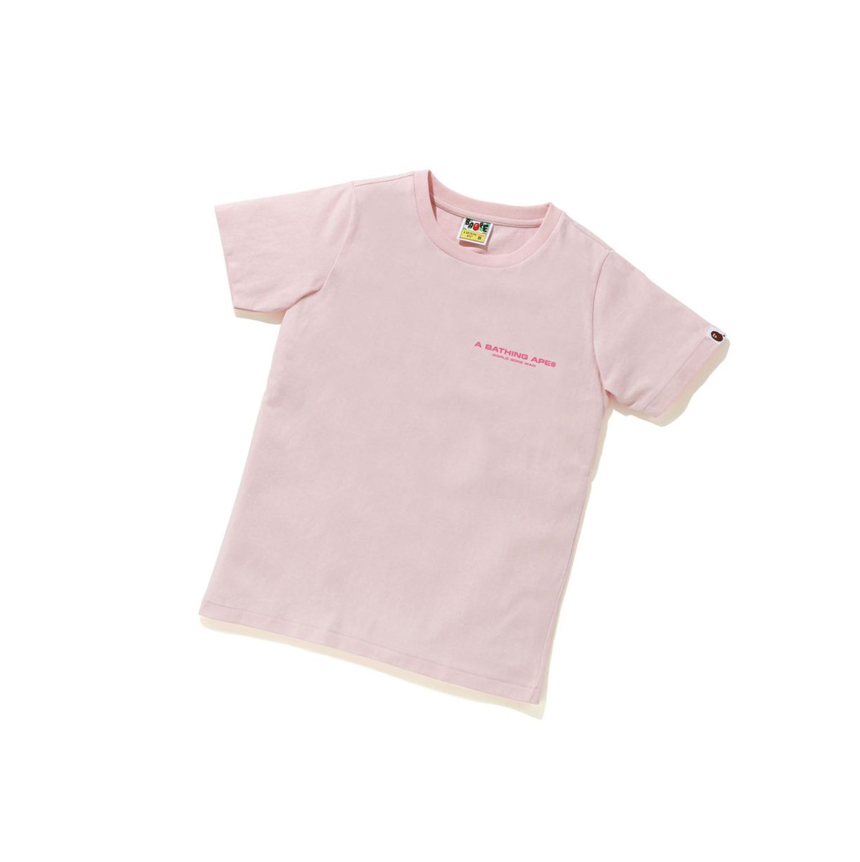 T Chemises A BATHING APE Bape A Bathing Ape Line Camo Tee Corta Sleeve Rose Femme France | MUX-96559373