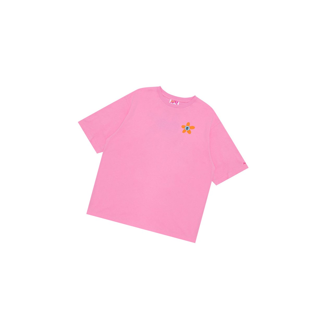 T Chemises A BATHING APE Bape Classiche Tee Corta Sleeve Rose Femme France | QVS-74880412