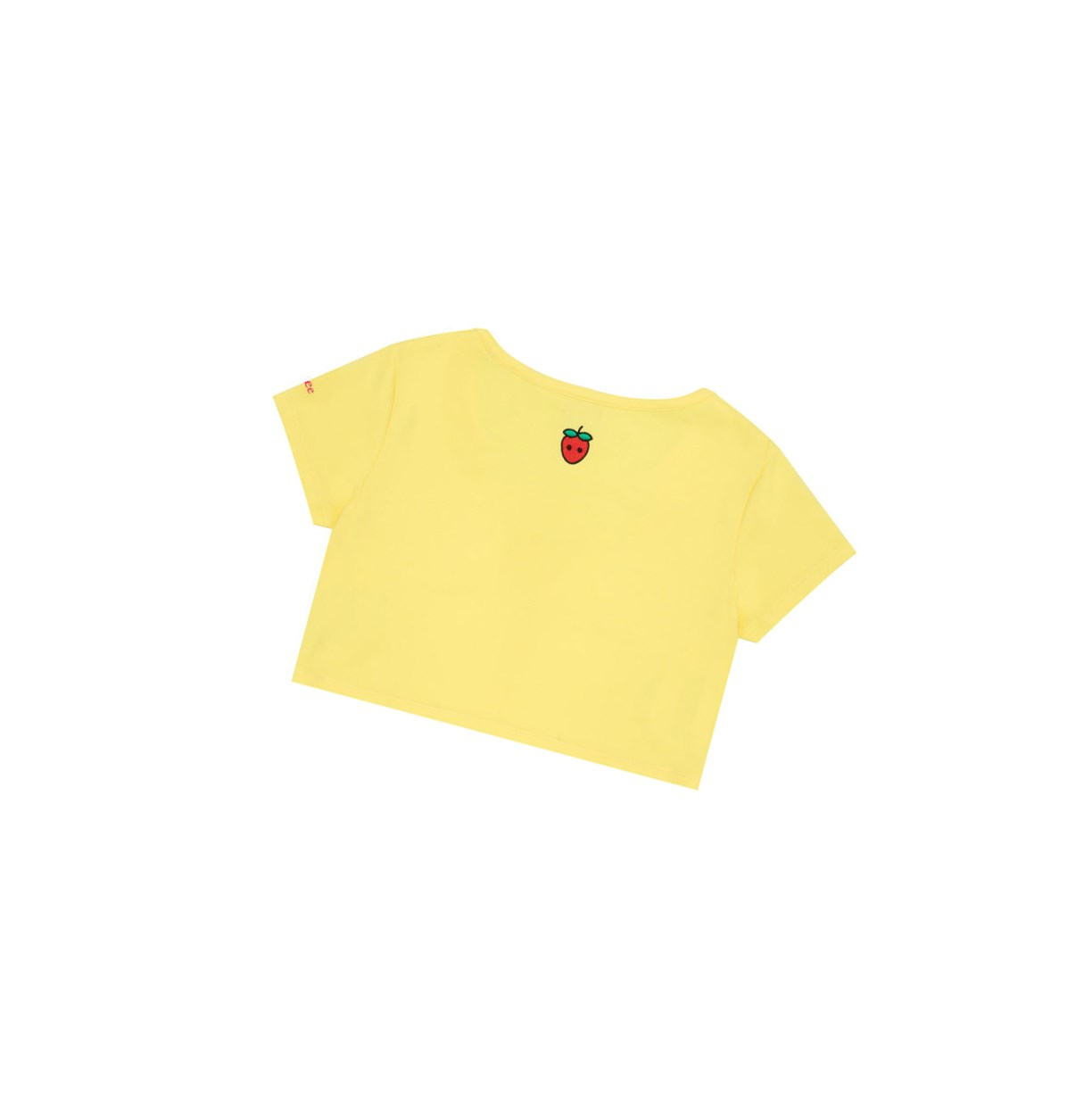 T Chemises A BATHING APE Bape Logo Berry Tee Corta Sleeve Citron Jaune Femme France | OKQ-32186299