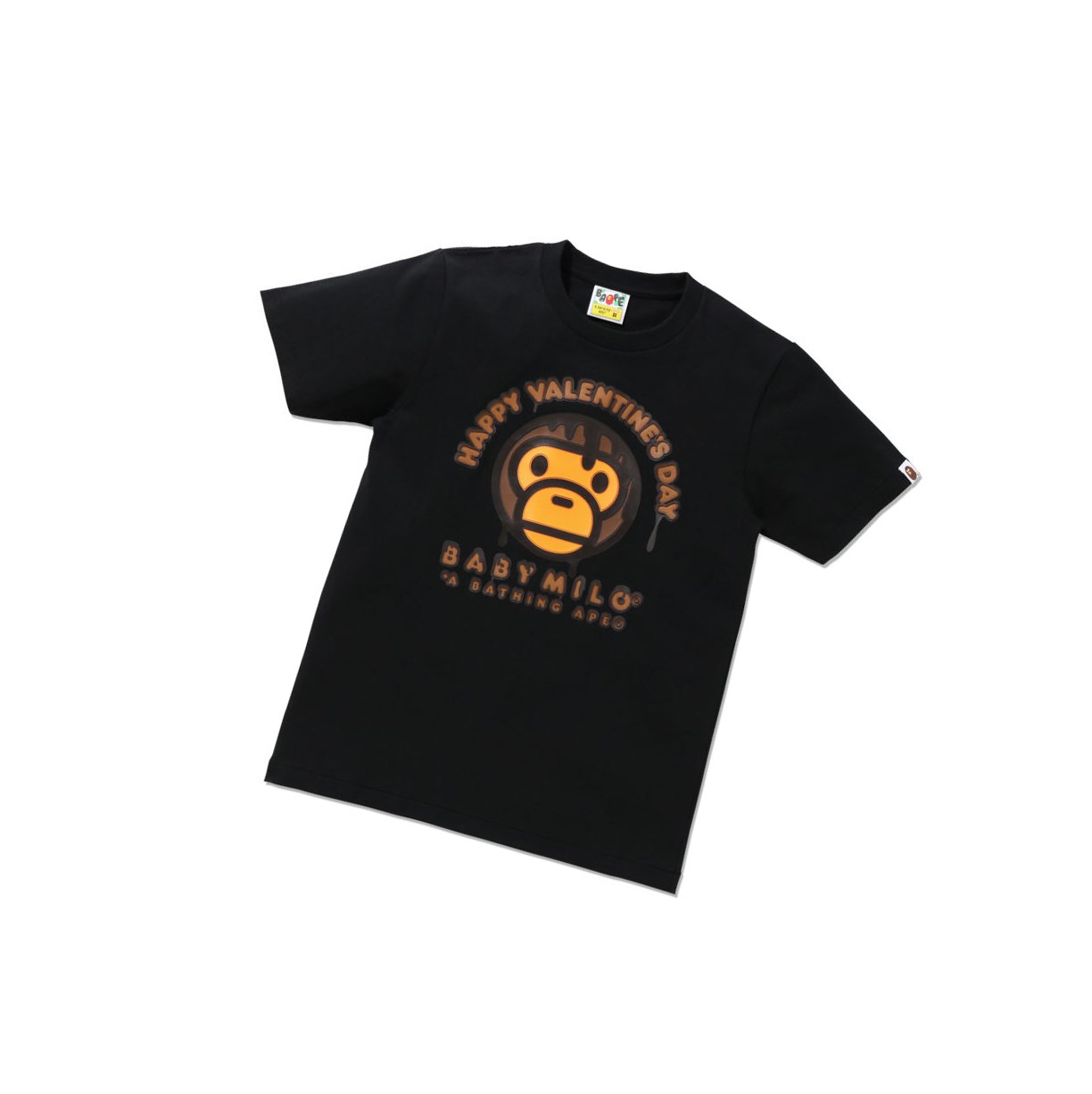 T Chemises A BATHING APE Bape Valentine Chocolate Baby Tee Corta Sleeve Noir Femme France | VUB-57133739