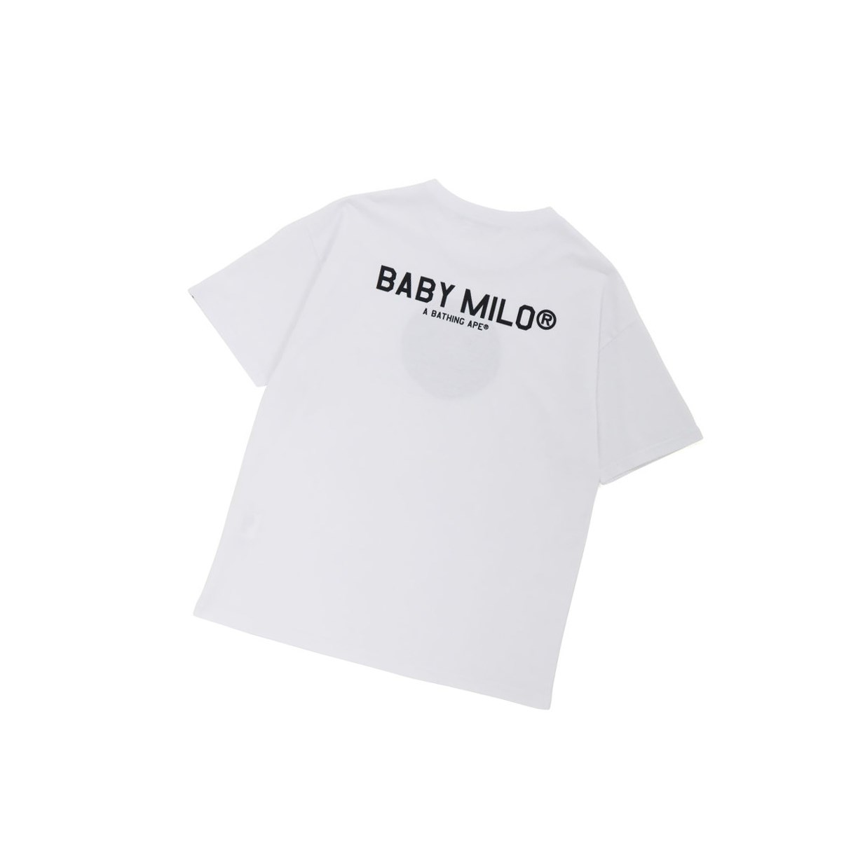 T Chemises A BATHING APE Bape Baby Milo Sequin Oversized Tee Corta Sleeve Blanche Femme France | FJC-06987279