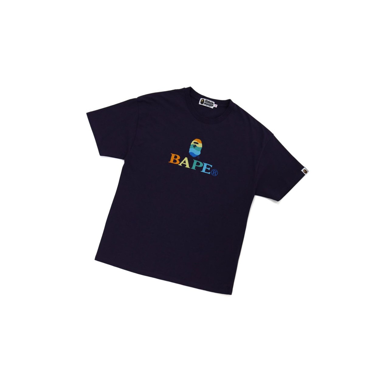 T Chemises A BATHING APE Bape Logo Embroidery Tee Corta Sleeve Violette Femme France | VXT-14999361