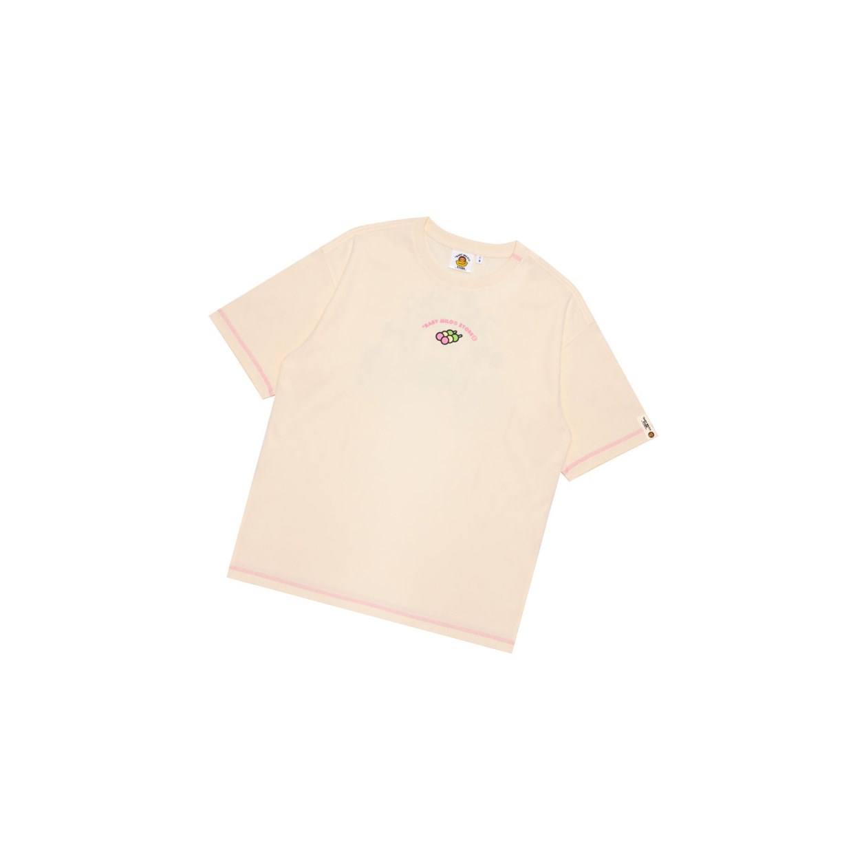 T Chemises A BATHING APE Bape Baby Milo Boxy Fit Tee Corta Sleeve Blanche Femme France | XZL-59427923