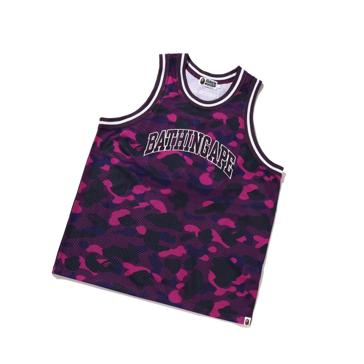 Tank Tops A BATHING APE Bape Color Camo Basketball Tank Top Violette Homme France | YNL-17727590