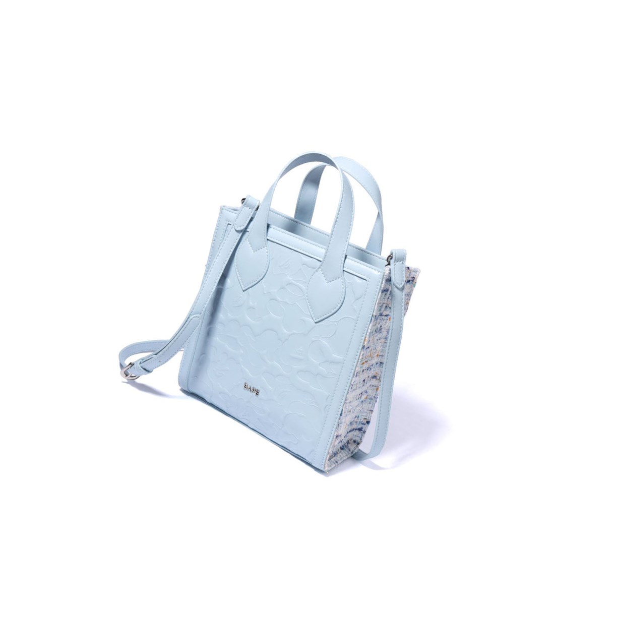 Sacs Fourre Tout A BATHING APE Bape Solid Camo Mini Bleu Clair Femme France | GHK-32699095