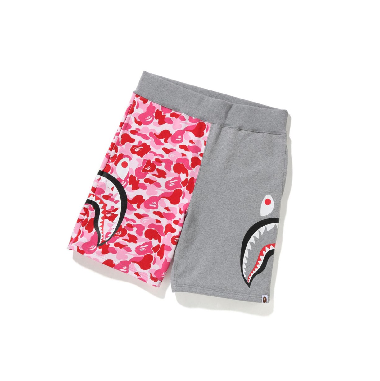 Shorts A BATHING APE Bape Abc Camo Side Shark Sweat Rose Homme France | FUG-91666259