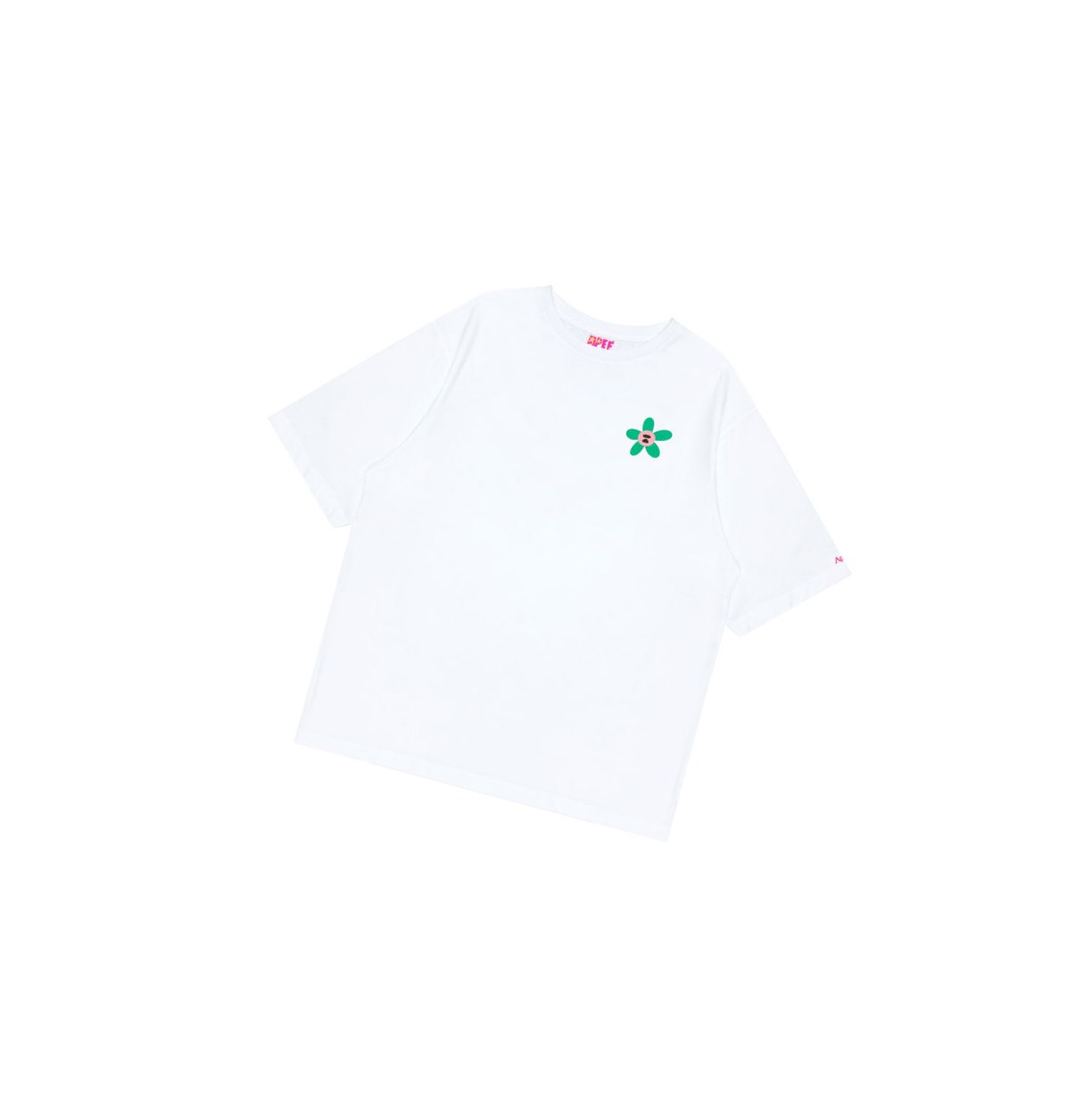 T Chemises A BATHING APE Bape Classiche Tee Corta Sleeve Blanche Femme France | KDF-02504157