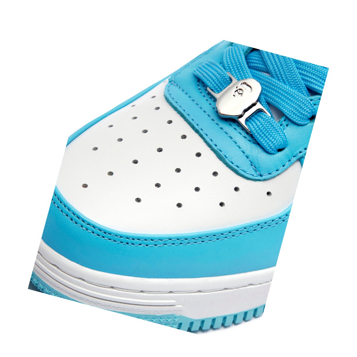 Baskets A BATHING APE Bape Sta Mi #2 M2 High Bleu Clair Homme France | XZM-94265977